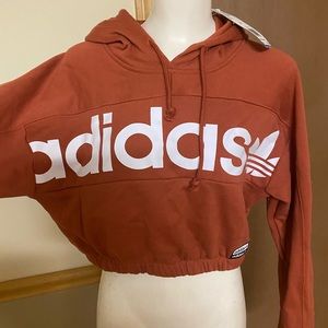 Adidas crop hoodie